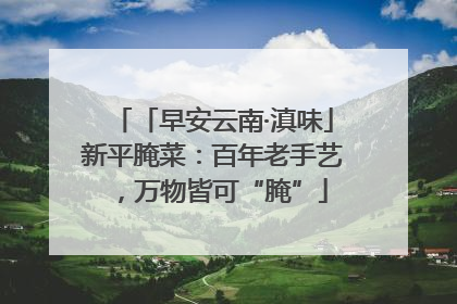 「早安云南·滇味」新平腌菜：百年老手艺，万物皆可“腌”