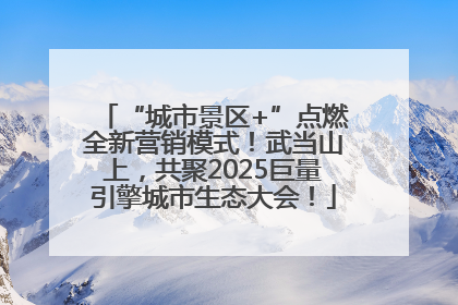 “城市景区+”点燃全新营销模式！武当山上，共聚2025巨量引擎城市生态大会！