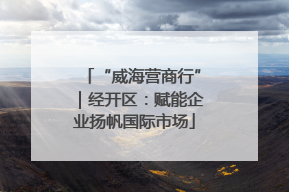 “威海营商行”｜经开区：赋能企业扬帆国际市场
