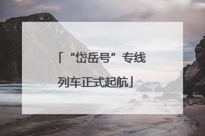 “岱岳号”专线列车正式起航