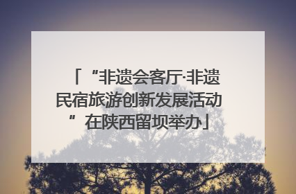 “非遗会客厅·非遗民宿旅游创新发展活动”在陕西留坝举办