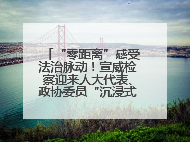 “零距离”感受法治脉动！宣威检察迎来人大代表、政协委员“沉浸式”体验