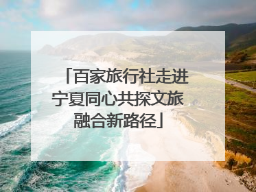 百家旅行社走进宁夏同心共探文旅融合新路径