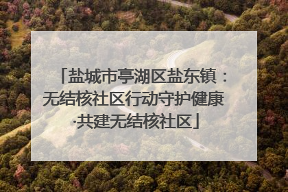 盐城市亭湖区盐东镇：无结核社区行动守护健康 ·共建无结核社区