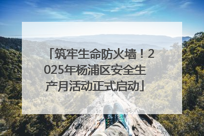 筑牢生命防火墙！2025年杨浦区安全生产月活动正式启动