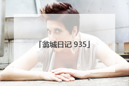 翁城日记 935