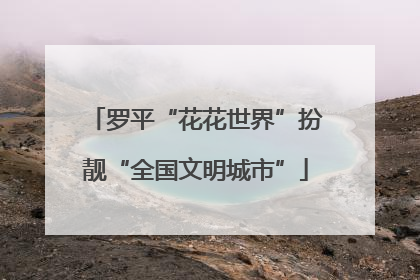 罗平“花花世界”扮靓“全国文明城市”