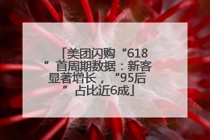 美团闪购“618”首周期数据：新客显著增长，“95后”占比近6成