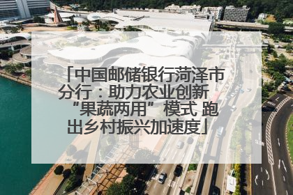 中国邮储银行菏泽市分行：助力农业创新 “果蔬两用”模式 跑出乡村振兴加速度
