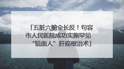 五脏六腑全长反！句容市人民医院成功实施罕见“镜面人”肝癌根治术