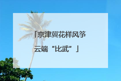 京津冀花样风筝云端“比武”