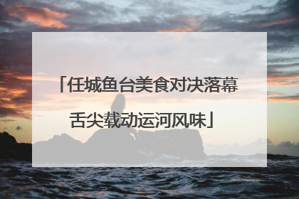 任城鱼台美食对决落幕 舌尖载动运河风味