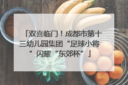 双喜临门！成都市第十三幼儿园集团“足球小将”闪耀“东郊杯”