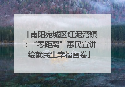 南阳宛城区红泥湾镇：“零距离”惠民宣讲 绘就民生幸福画卷
