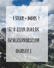 党建+网格！宝丰县铁北社区探索高效能治理新路径