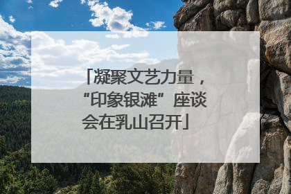 凝聚文艺力量，“印象银滩”座谈会在乳山召开