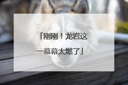 刚刚！龙岩这一幕幕太燃了