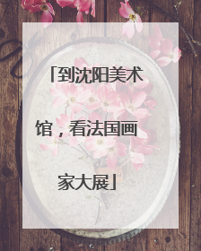 到沈阳美术馆，看法国画家大展