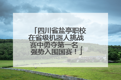 四川省盐亭职校在省级机器人挑战赛中勇夺第一名，强势入围国赛！