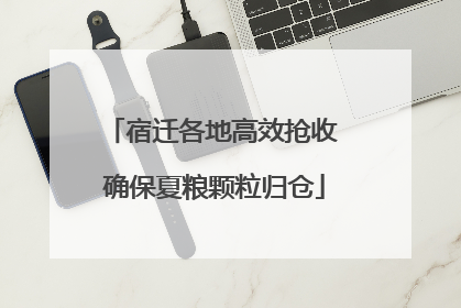 宿迁各地高效抢收 确保夏粮颗粒归仓