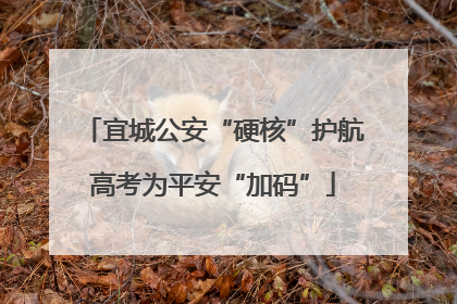 宜城公安“硬核”护航高考为平安“加码”