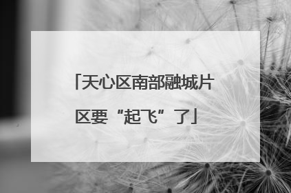 天心区南部融城片区要“起飞”了