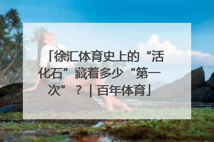 徐汇体育史上的“活化石”藏着多少“第一次”？｜百年体育
