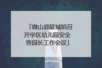 微山县驩城镇召开学区幼儿园安全暨园长工作会议