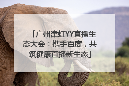 广州津虹YY直播生态大会：携手百度，共筑健康直播新生态