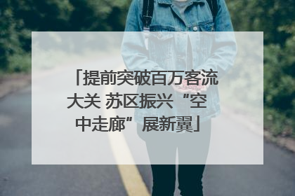 提前突破百万客流大关 苏区振兴“空中走廊”展新翼