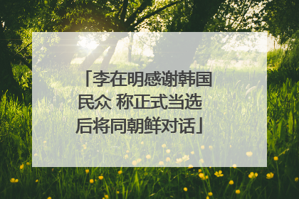 李在明感谢韩国民众 称正式当选后将同朝鲜对话