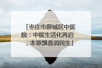 枣庄市薛城区中医院：中医生活化再启，本草飘香润民生