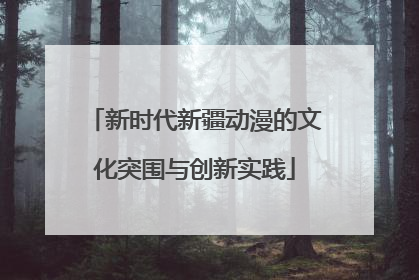 新时代新疆动漫的文化突围与创新实践
