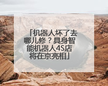 机器人坏了去哪儿修？具身智能机器人4S店将在京亮相