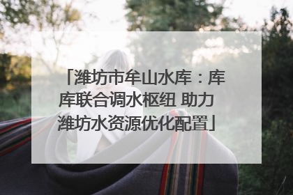 潍坊市牟山水库：库库联合调水枢纽 助力潍坊水资源优化配置