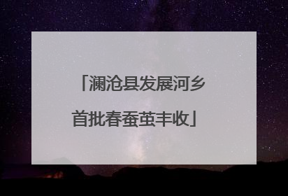 澜沧县发展河乡首批春蚕茧丰收