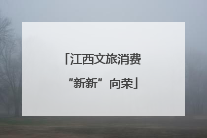 江西文旅消费“新新”向荣