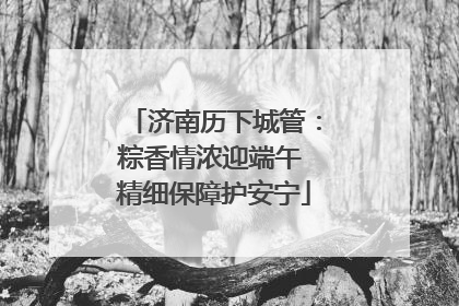 济南历下城管：粽香情浓迎端午 精细保障护安宁