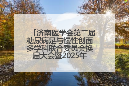 济南医学会第二届糖尿病足与慢性创面多学科联合委员会换届大会暨2025年学术年会成功举行