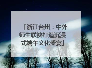 浙江台州：中外师生联袂打造沉浸式端午文化盛宴