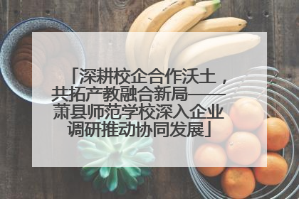 深耕校企合作沃土，共拓产教融合新局——萧县师范学校深入企业调研推动协同发展