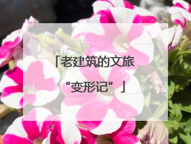 老建筑的文旅“变形记”