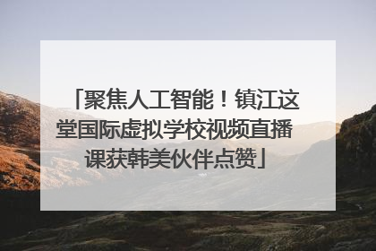 聚焦人工智能！镇江这堂国际虚拟学校视频直播课获韩美伙伴点赞