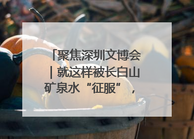 聚焦深圳文博会｜就这样被长白山矿泉水“征服”，订单纷至沓来