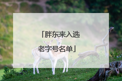 胖东来入选老字号名单