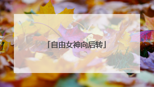 自由女神向后转