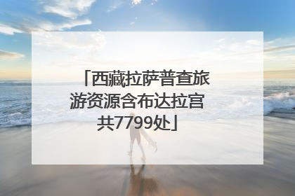 西藏拉萨普查旅游资源含布达拉宫共7799处