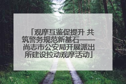 观摩互鉴促提升 共筑警务规范新基石——尚志市公安局开展派出所建设拉动观摩活动