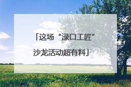这场“渌口工匠”沙龙活动超有料