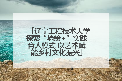 辽宁工程技术大学探索“墙绘+”实践育人模式 以艺术赋能乡村文化振兴